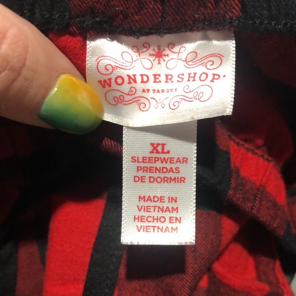 Wondershop at Target red plaid 2 piece pajama set size xl - Picture 14 of 15